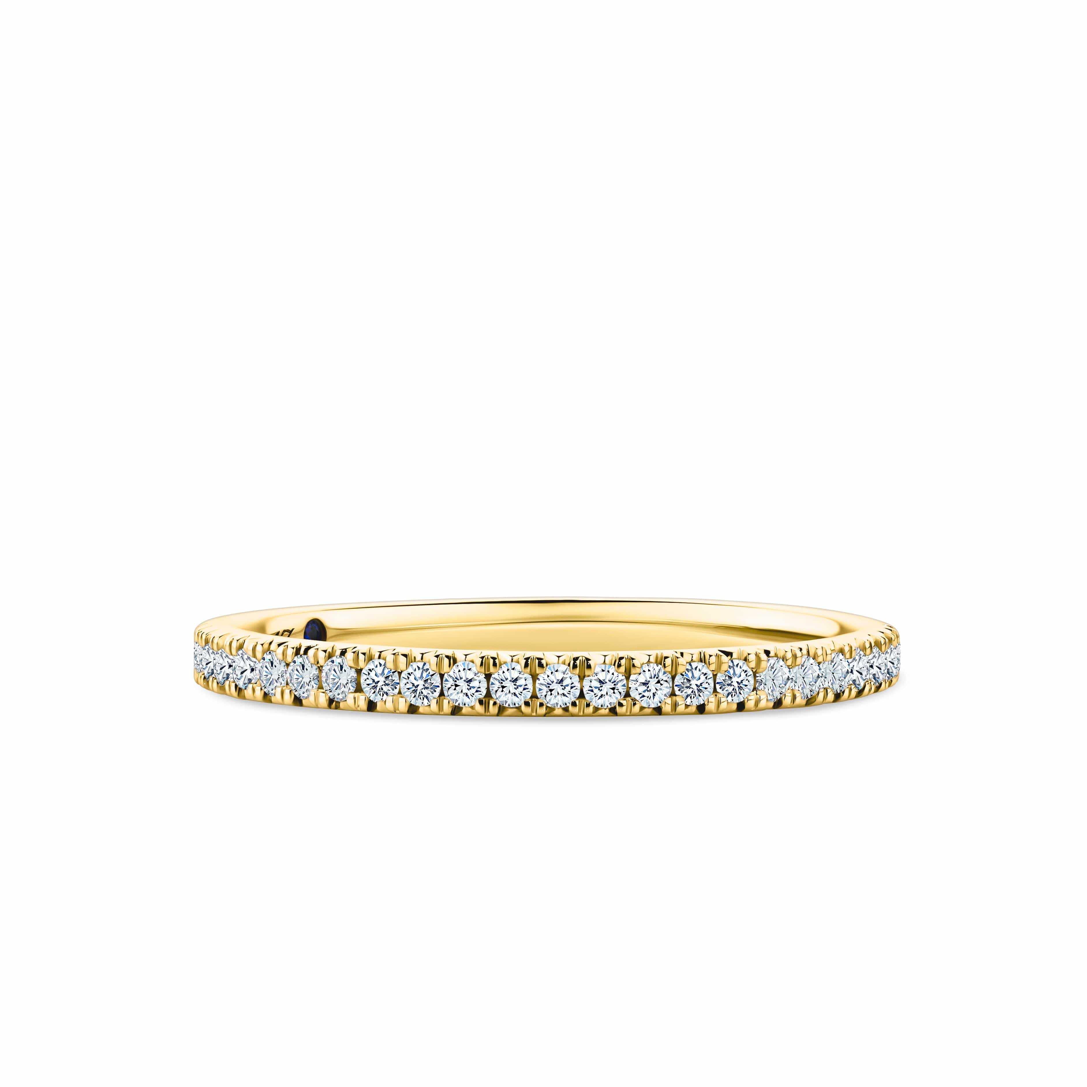1917™ 0.21ct TW Diamond Pave Wedding Band in 18ct Yellow Gold