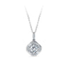 1917™ 0.52ct TW Diamond Halo Pendant in 18ct White Gold