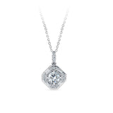 1917™ 0.52ct TW Diamond Halo Pendant in 18ct White Gold