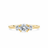 1917™ 0.87ct TW Diamond Three Stone Engagement Ring in 18ct Yellow Gold