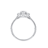 1917™ 1.12ct TW Diamond Three Stone Engagement Ring in 18ct White Gold