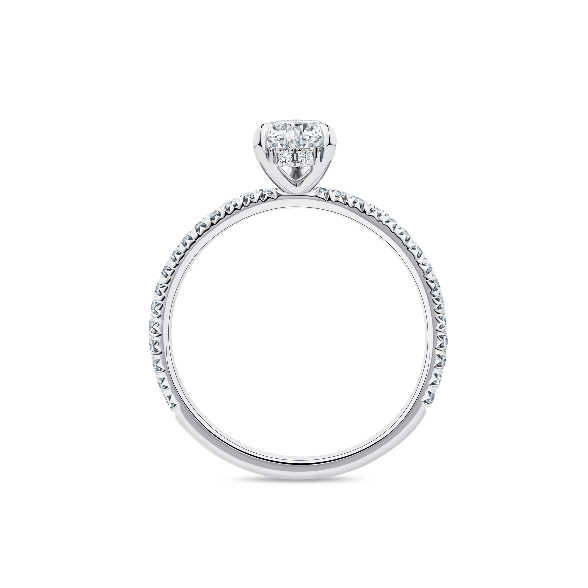 1917™ 1.16ct TW Diamond Pear Solitaire Engagement Ring in 18ct White Gold