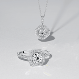 1917™ 1.30ct TW Diamond Halo Engagement Ring in 18ct White Gold
