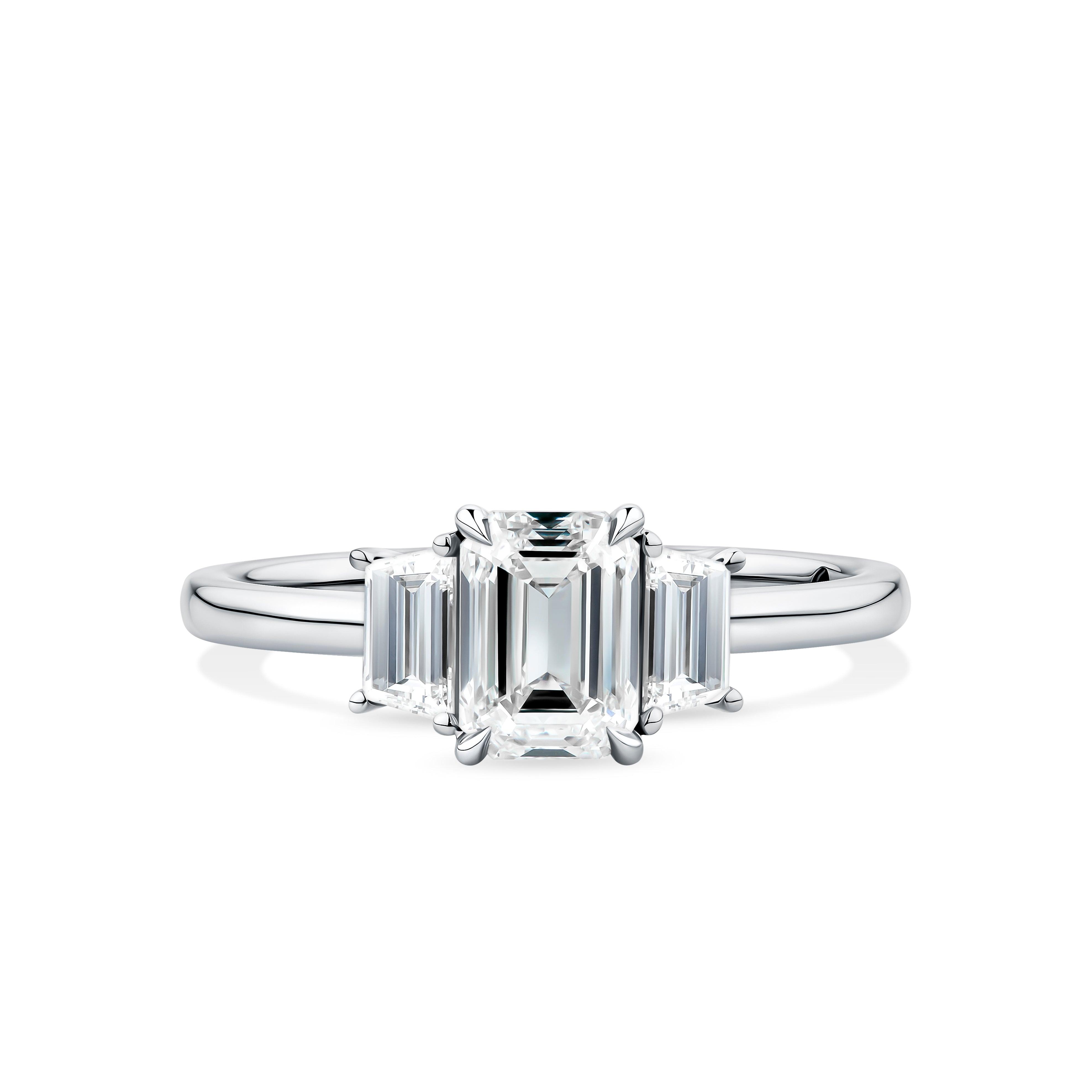 1917™ 1.50ct TW Diamond Three Stone Engagement Ring in 18ct White Gold