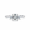 1917™ 1.50ct TW Emerald Trilogy Engagement Ring in 18ct White Gold