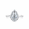 1917™ 1.72ct TW Diamond Vintage Pear Halo Engagement Ring in 18ct White Gold