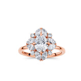 1917™ 1.77ct TW Diamond Vintage Halo Engagement Ring in 18ct Rose Gold - Wallace Bishop