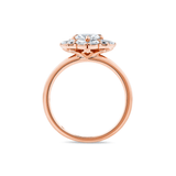 1917™ 1.75ct TW Diamond Vintage Halo Engagement Ring in 18ct Rose Gold