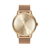 August Berg Men's Serenity Gold PVD Quartz Fashion Watch Champagne Dial