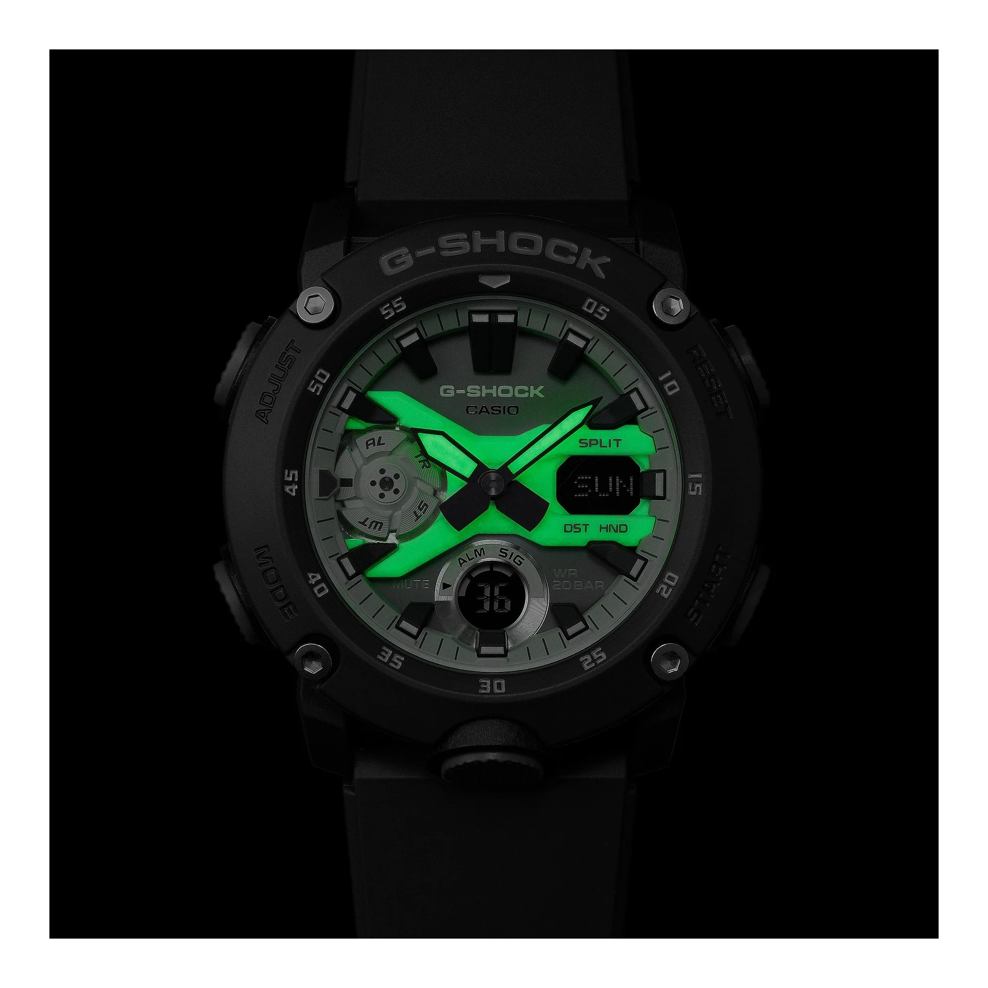 Casio G-SHOCK Men's Analogue Digital Watch GA2000HD-8A