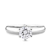 1ct TW Natural Diamond Solitaire Engagement Ring in 18ct White Gold