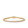 1ct TDW Diamond Tennis Bracelet in 9ct Yellow and White Gold
