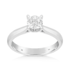 1.00ct Diamond Solitaire Engagement Ring in 18ct White Gold
