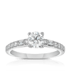 1.00ct TW Diamond Solitaire Engagement Ring in 18ct White Gold