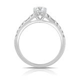 1.00ct TW Diamond Solitaire Engagement Ring in 18ct White Gold