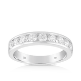 1ct TW Diamond Wedding & Anniversary Band in 18ct White Gold
