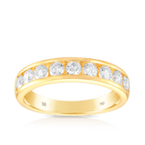 1ct TW Diamond Wedding & Anniversary Band in 18ct Yellow Gold