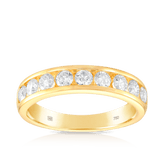 1ct TW Diamond Wedding & Anniversary Band in 18ct Yellow Gold - Wallace Bishop