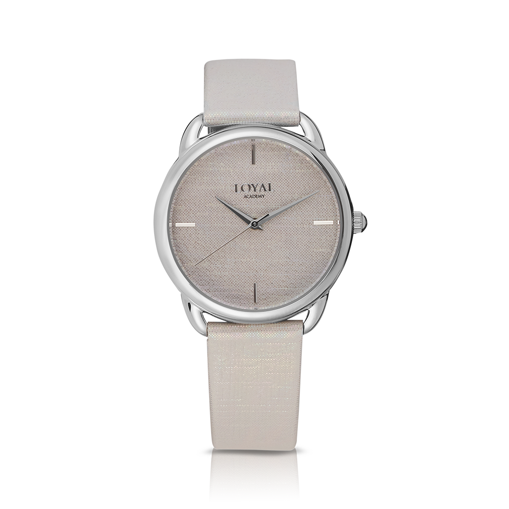 Loyal Women's Stainless Steel Quartz Dress Watch Fabric