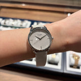 Loyal Women's Stainless Steel Quartz Dress Watch Fabric