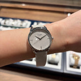 Loyal Women's Stainless Steel Quartz Dress Watch Fabric