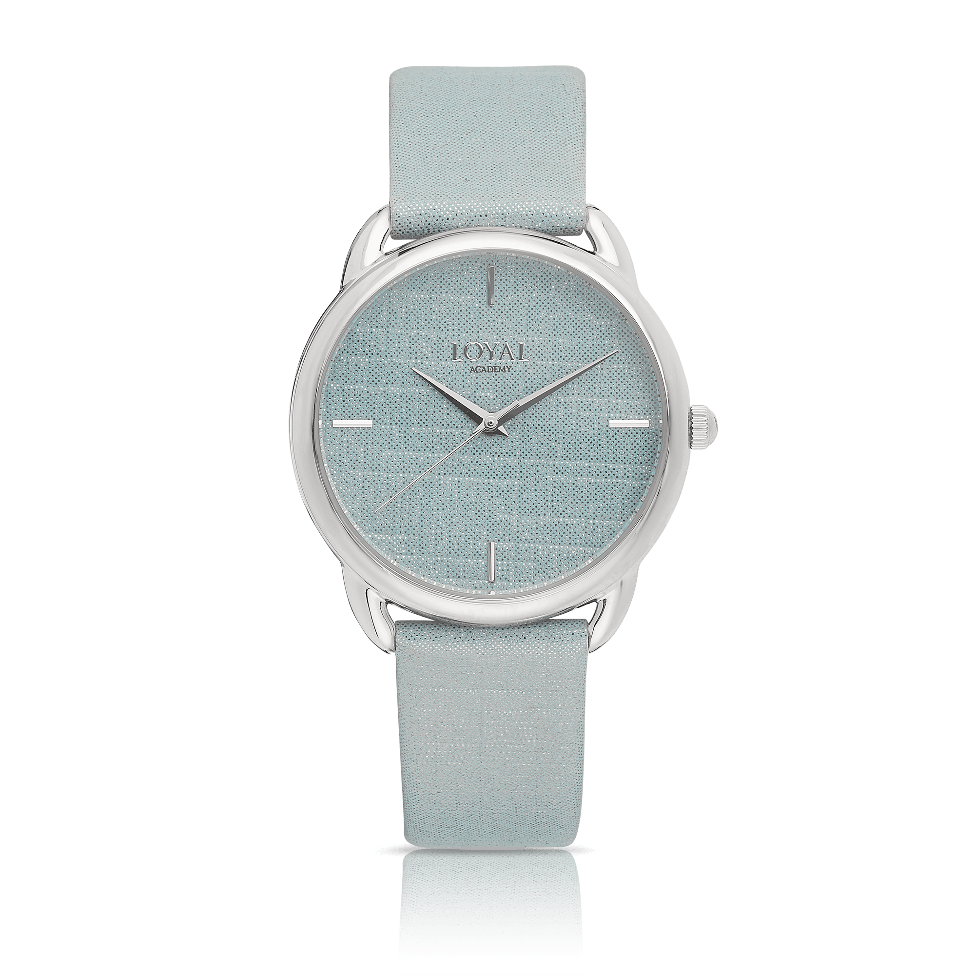 Loyal Women's Stainless Steel Quartz Dress Watch Fabric