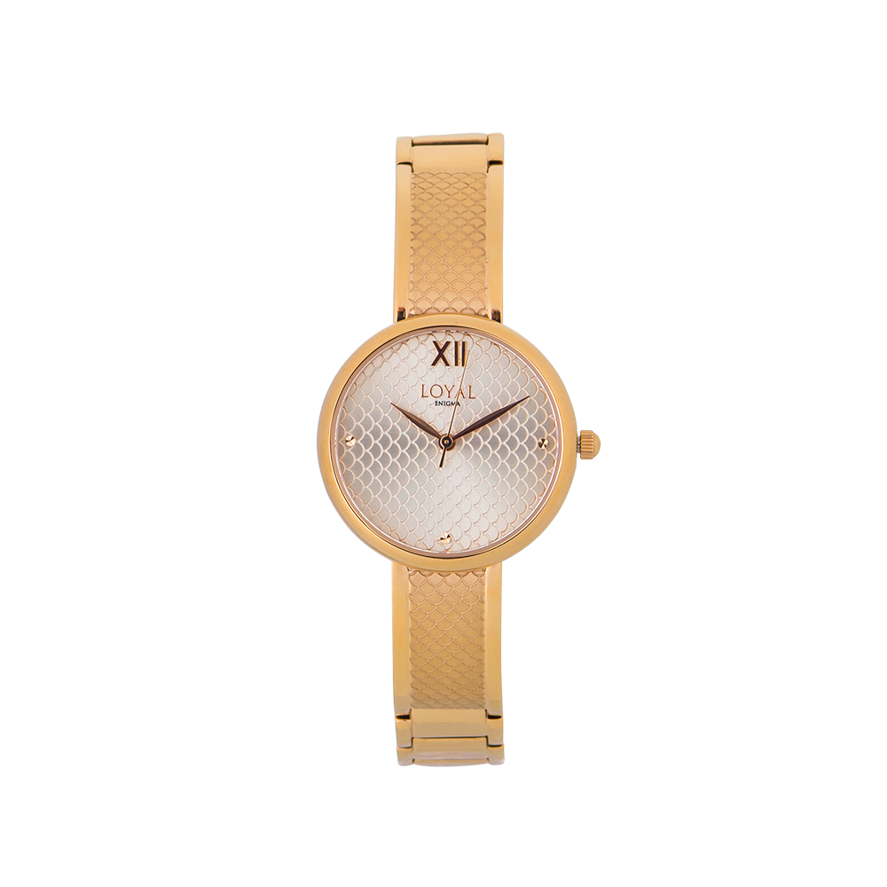 Loyal Enigma Women's Gold Plated Quartz Watch