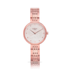 Loyal Women's Enigma Rose Plated Quartz Dress Watch Mother-Of-Pearl Dial