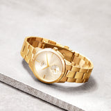 Loyal Enigma Women's Gold PVD Quartz Watch