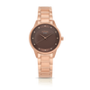 Loyal Women's Enigma Rose PVD Quartz Dress Watch Brown Dial