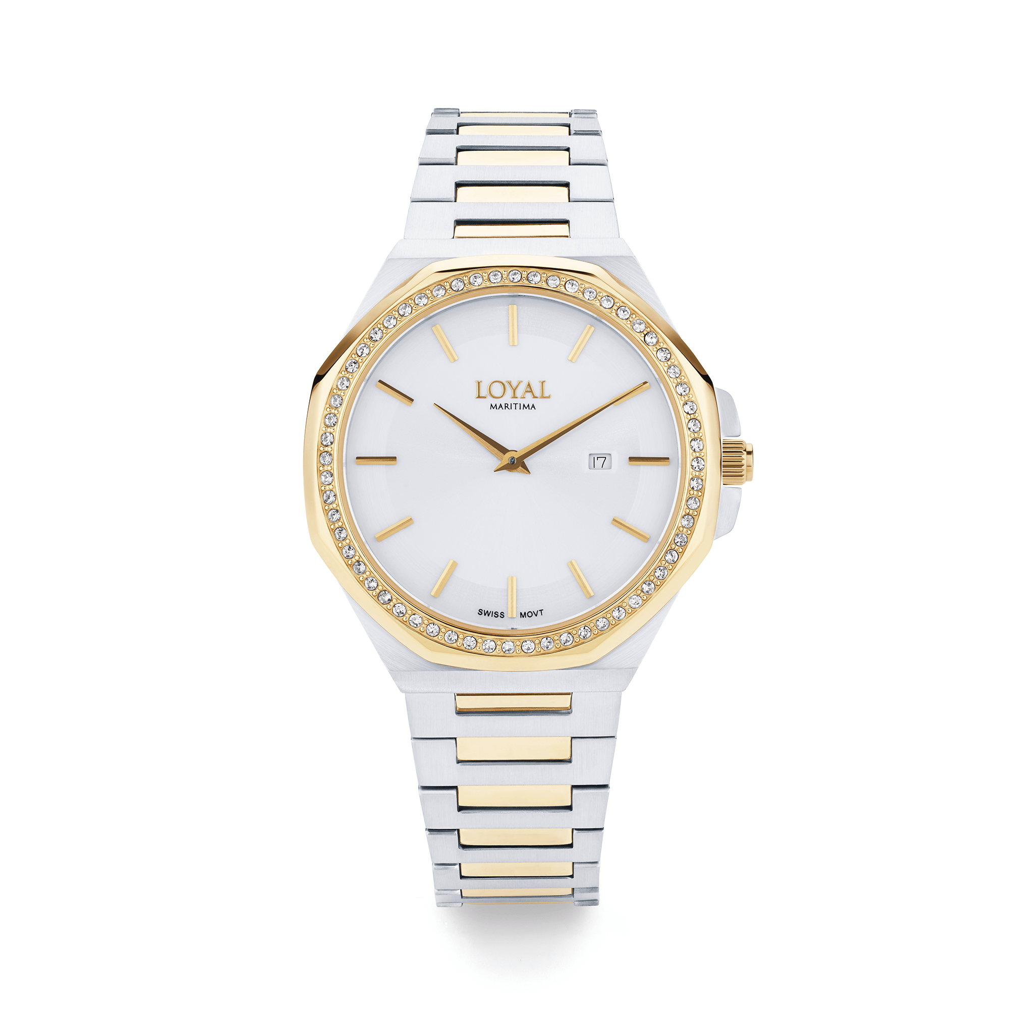 Loyal Maritima Women's 36mm Stainless Steel & Yellow IP Quartz Watch