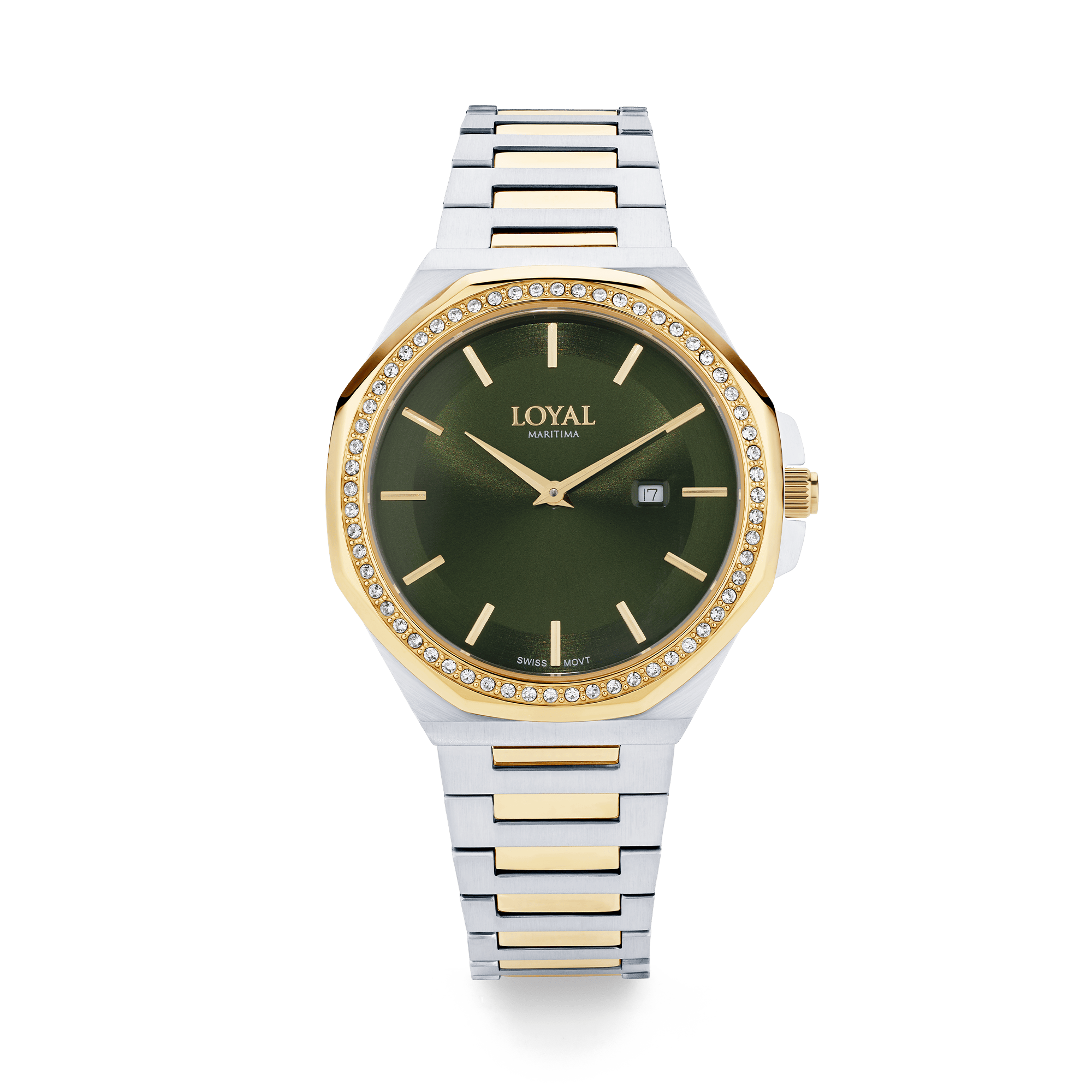Loyal Maritima Women's 36mm Stainless Steel & Yellow IP Quartz Watch
