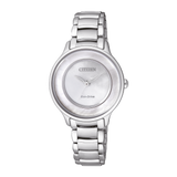 Citizen L Collection Women's 30mm Stainless Steel Solar Watch EM0380-57D