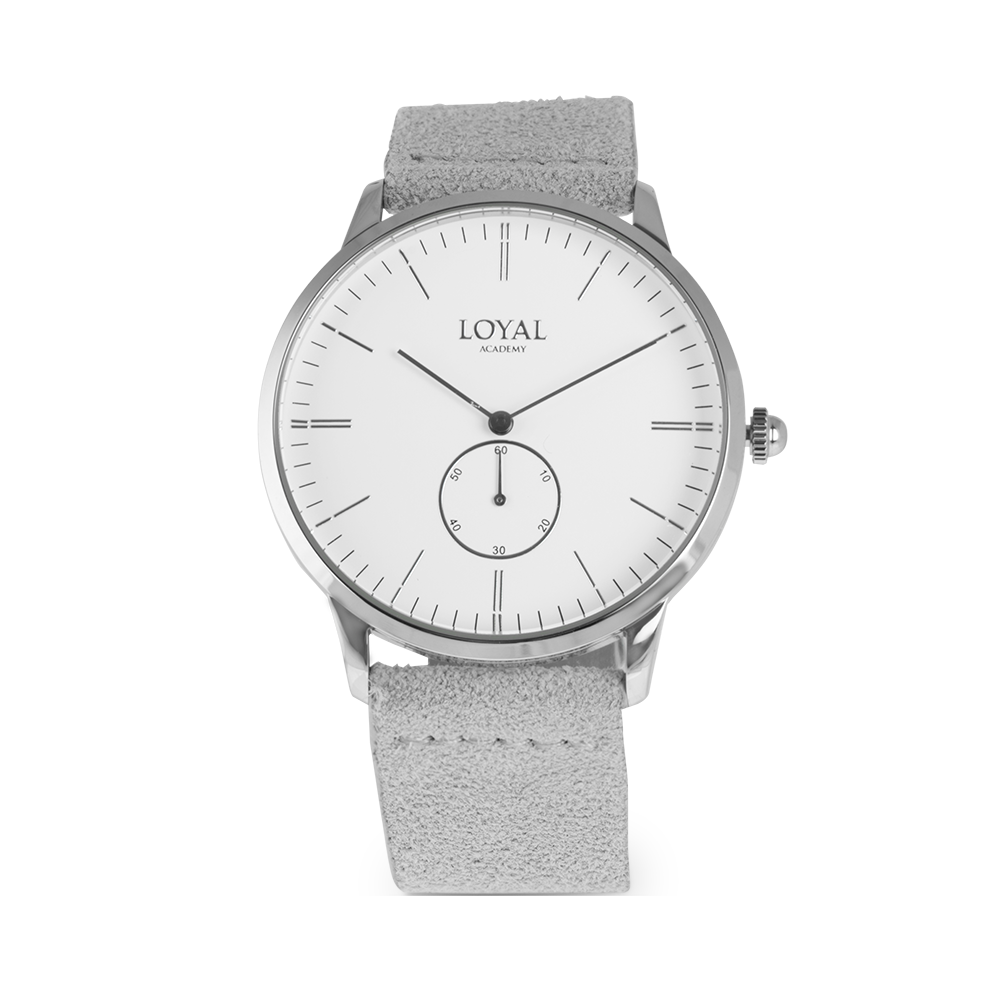 Loyal Academy Stainless Steel Quartz Dress Watch Silver Dial