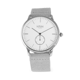 Loyal Academy Stainless Steel Quartz Dress Watch Silver Dial