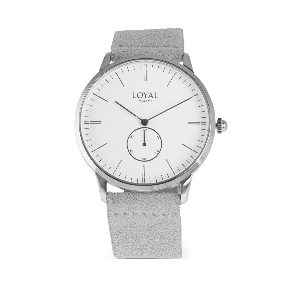 Loyal Academy Stainless Steel Quartz Dress Watch Silver Dial