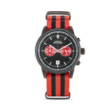 Loyal Adventurer Men's Black Plated Quartz Chronograph Watch