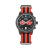 Loyal Adventurer Men's Black Plated Quartz Chronograph Watch