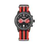 Loyal Adventurer Men's Black Plated Quartz Chronograph Watch