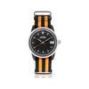 Loyal Adventurer Men's Black and Steel Quartz Watch
