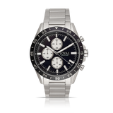 Loyal Men's Adventurer Stainless Steel Quartz Chronograph Sport Watch Blue Dial