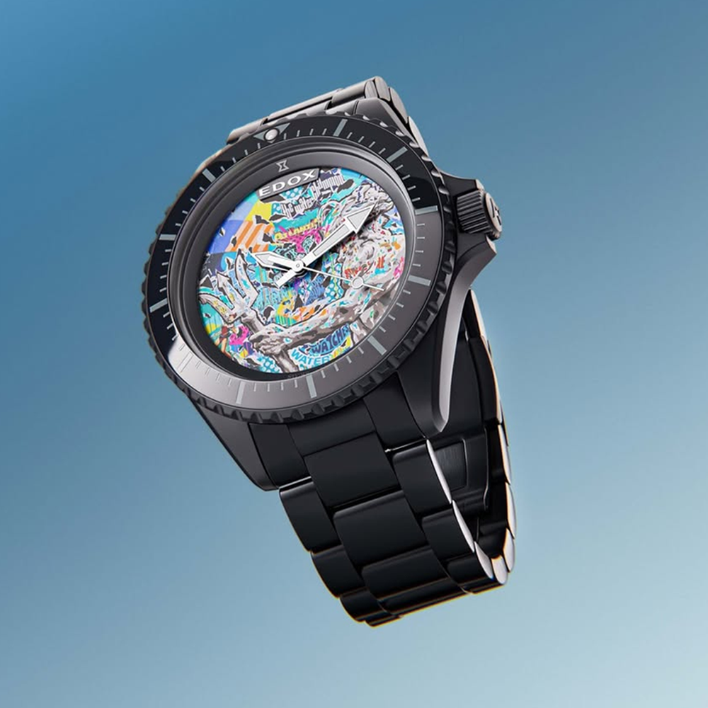 Edox Pop Neptunian Automatic Men's 42mm Limited Edition Watch 80141 37NM BONA