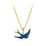Bluebird of Happiness Pendant in 9ct Yellow Gold