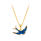 Bluebird of Happiness Pendant in 9ct Yellow Gold
