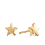 Star Earrings in 9ct Yellow Gold