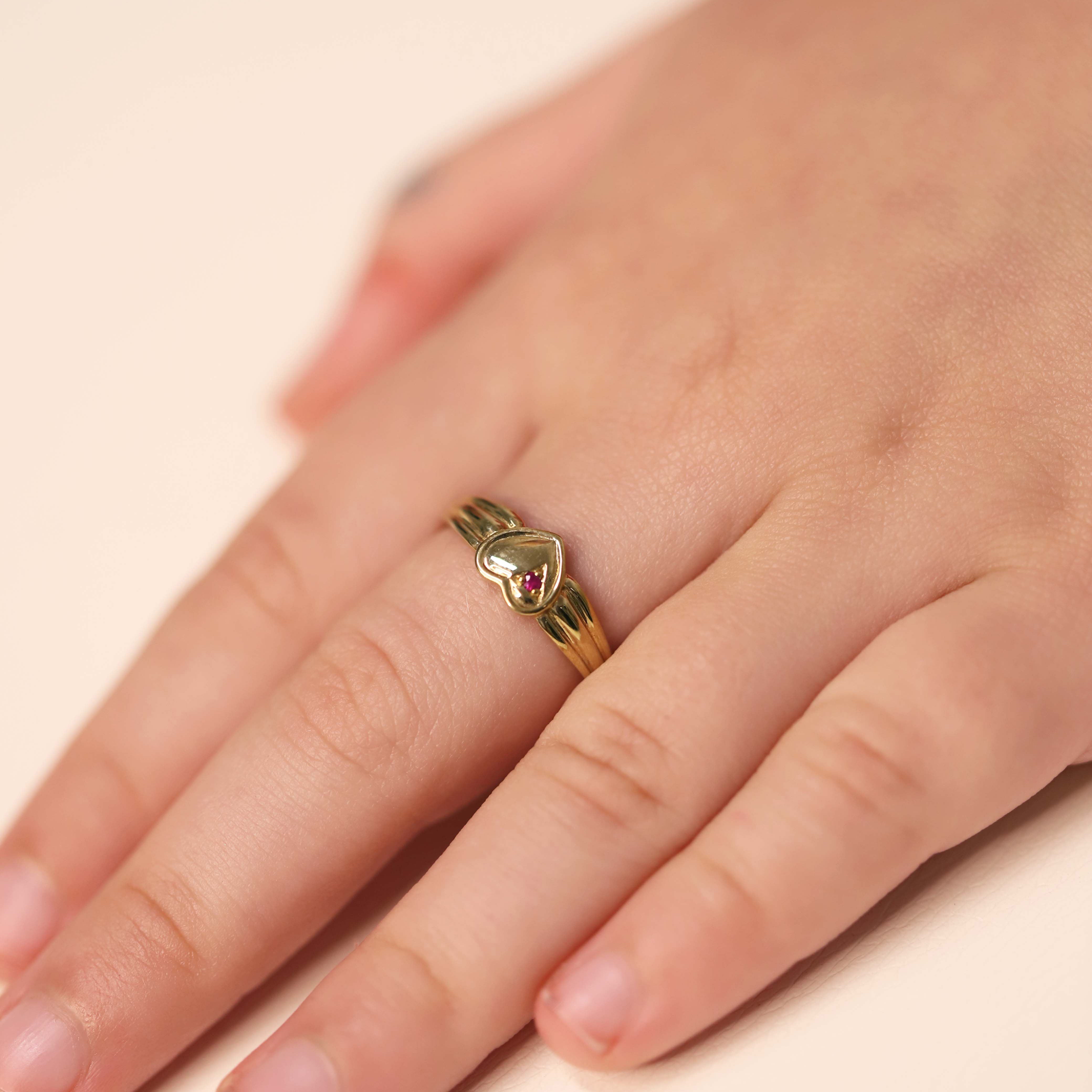 Children's 9ct Yellow Gold Ring