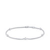 19cm Ball Station Bracelet in Sterling Silver