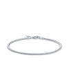19cm Snake Bracelet in Sterling Silver