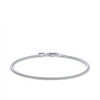 19cm Snake Bracelet in Sterling Silver