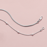 19cm Ball Station Bracelet in Sterling Silver